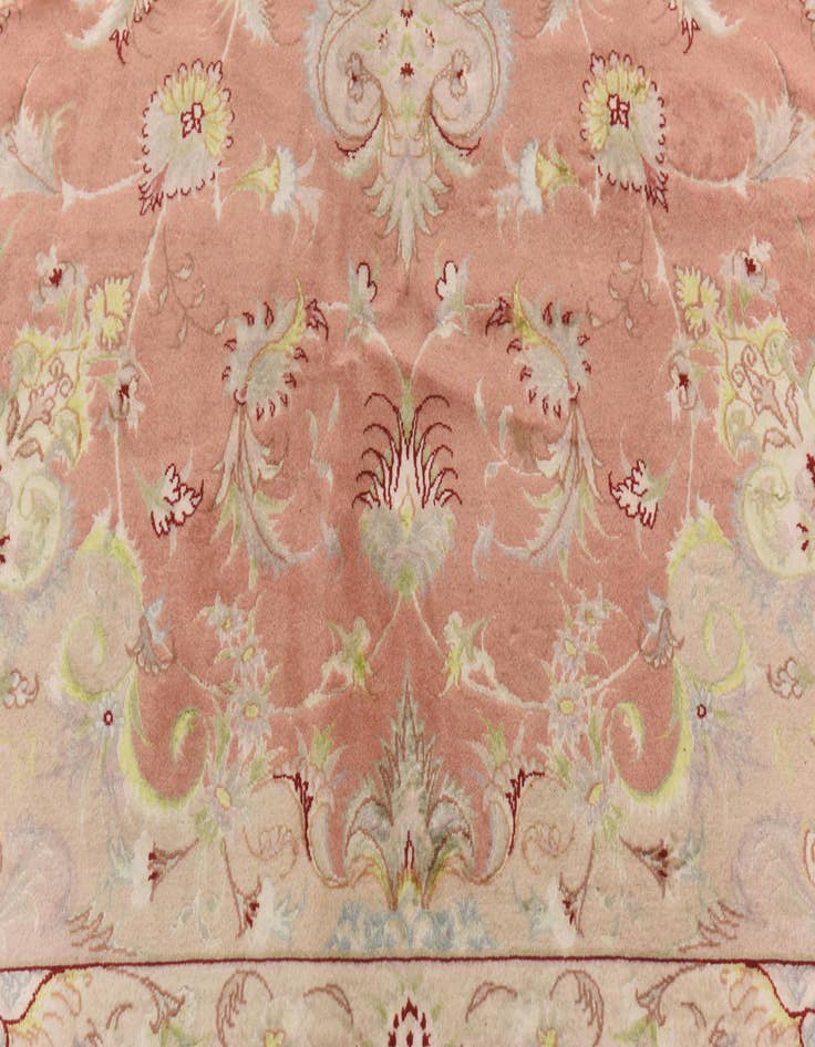 Detail image of  6' 6 x 10' 3  Hand Knotted Tabriz Persian Rug