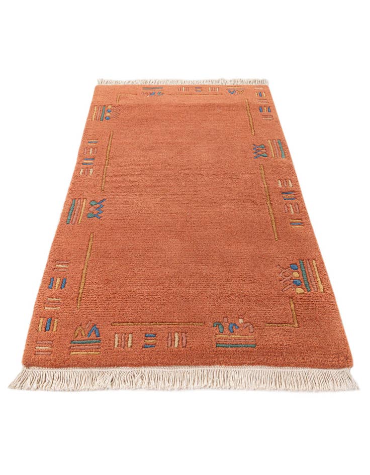 Detail image of  2' 6 x 4' 8  Hand Knotted Tibet Wool Rug