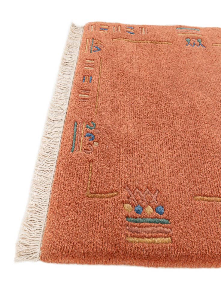 Detail image of  2' 6 x 4' 8  Hand Knotted Tibet Wool Rug