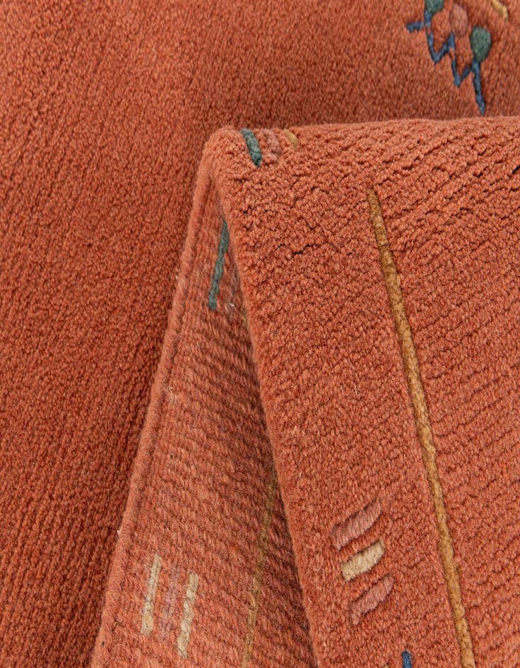 Detail image of  2' 6 x 4' 8  Hand Knotted Tibet Wool Rug