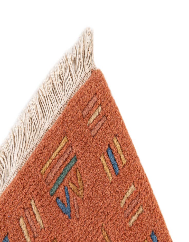 Detail image of  2' 6 x 4' 8  Hand Knotted Tibet Wool Rug