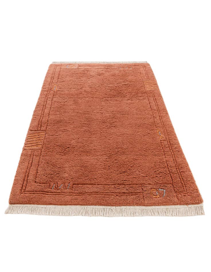 Detail image of  3' 1 x 5' 3  Hand Knotted Tibet Wool Rug