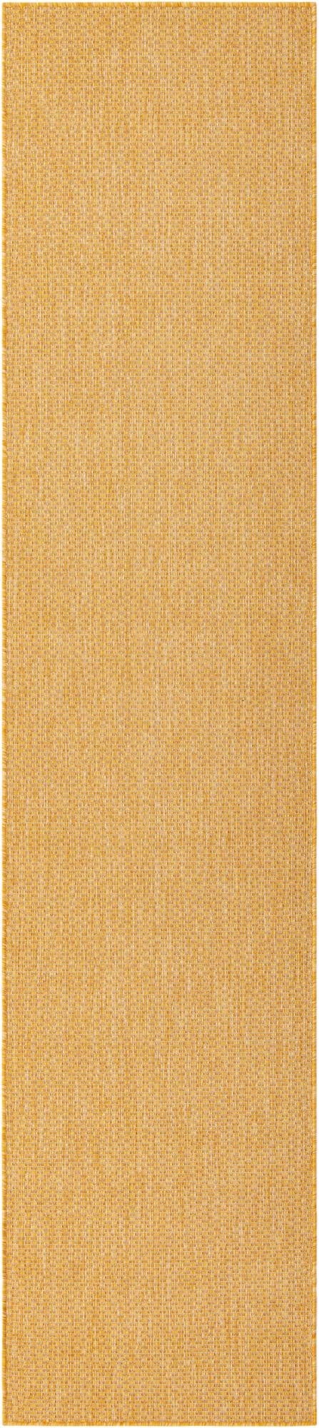  2' 7 x 12'  Washable Solid Indoor / Outdoor Runner Rug