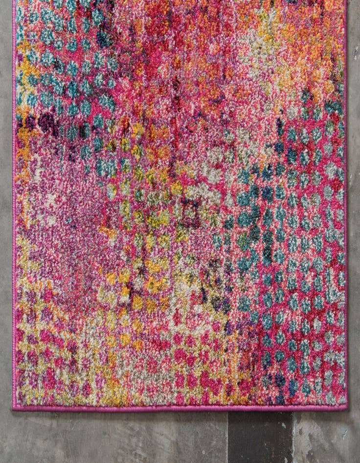 Detail image of  2' 2 x 6' 7  Washable Theia Runner Rug