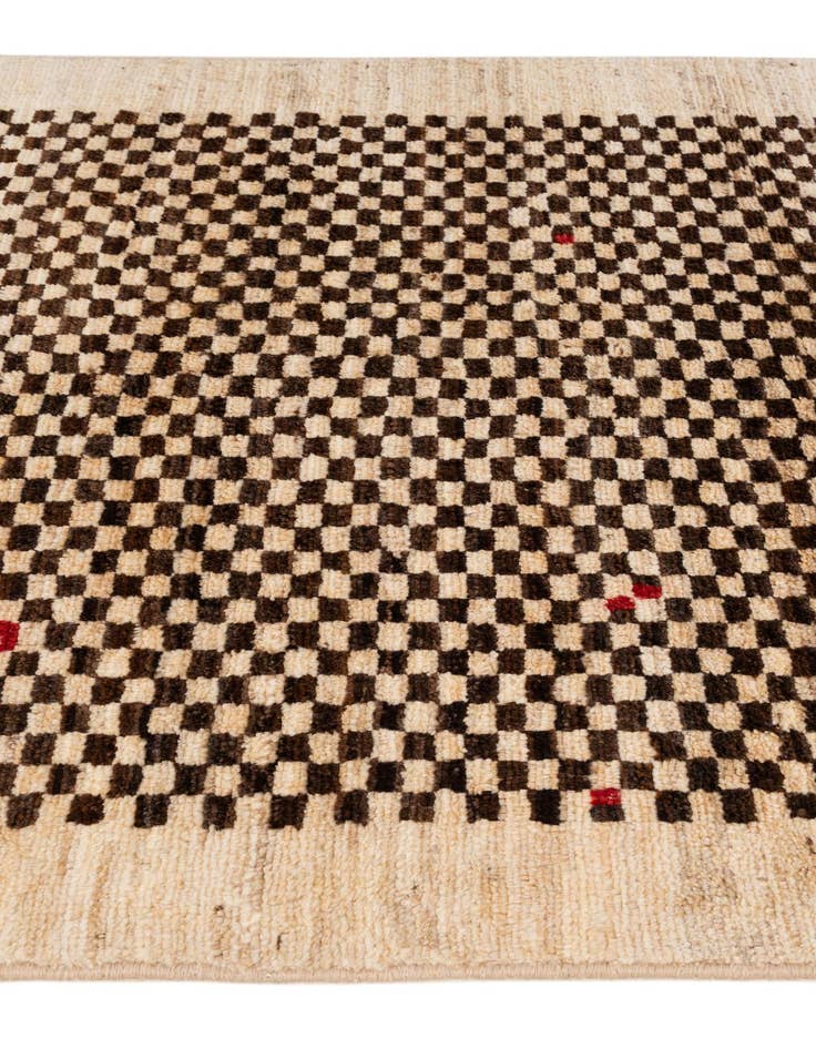 Detail image of  3' 9 x 6'  Hand Knotted Darya Wool Rug