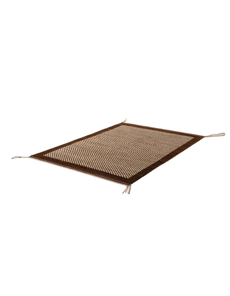 Detail image of  4' 10 x 6' 8  Hand Knotted Moroccan Wool Rug