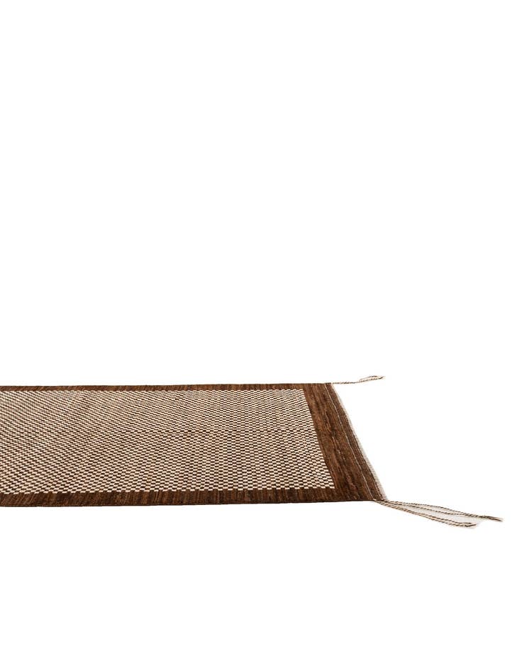 Detail image of  4' 10 x 6' 8  Hand Knotted Moroccan Wool Rug