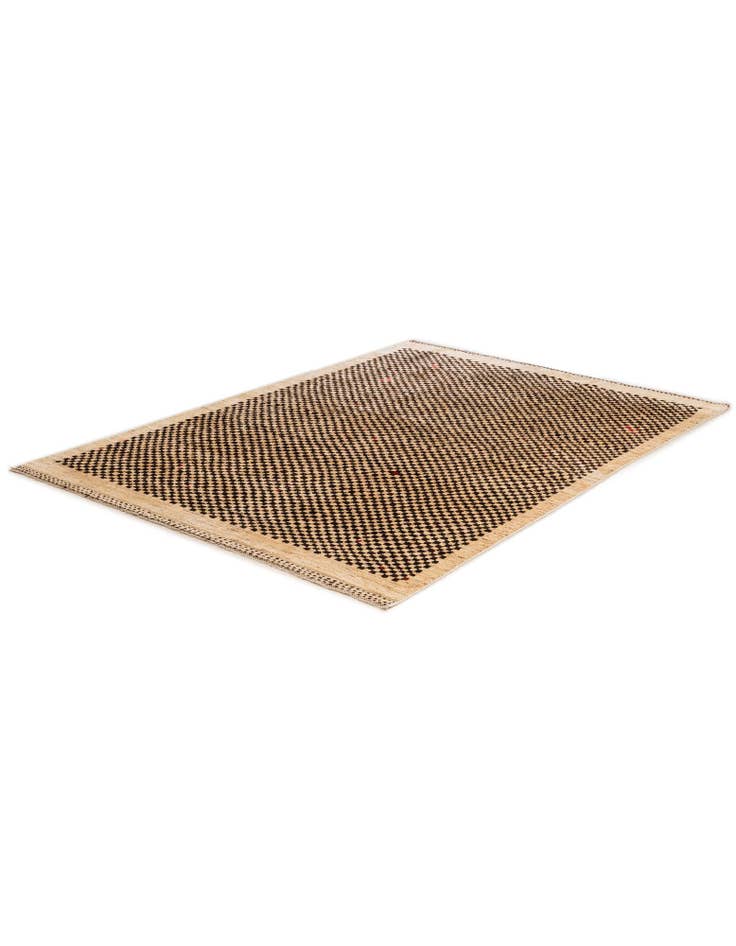 Detail image of  5' 8 x 8'  Hand Knotted Moroccan Wool Rug