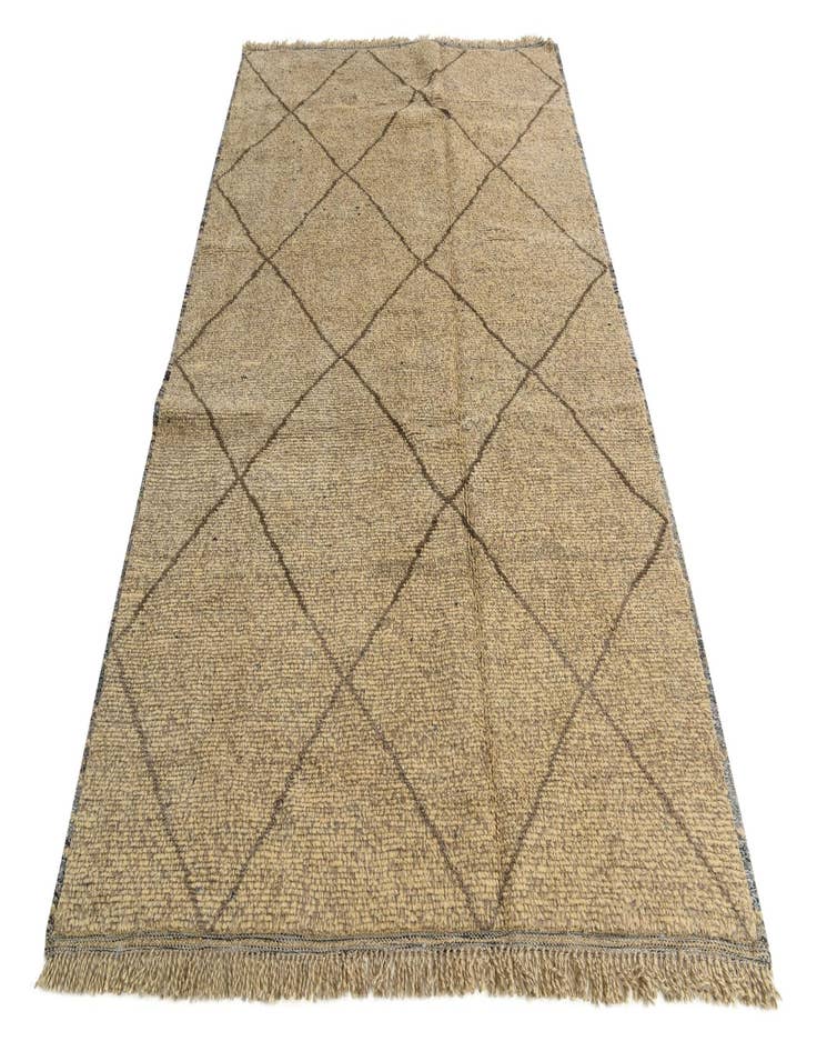 Detail image of  6' x 8' 10  Hand Knotted Moroccan Wool Rug