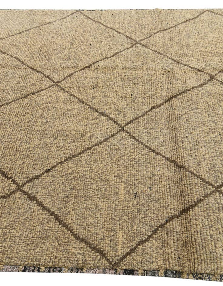 Detail image of  6' x 8' 10  Hand Knotted Moroccan Wool Rug