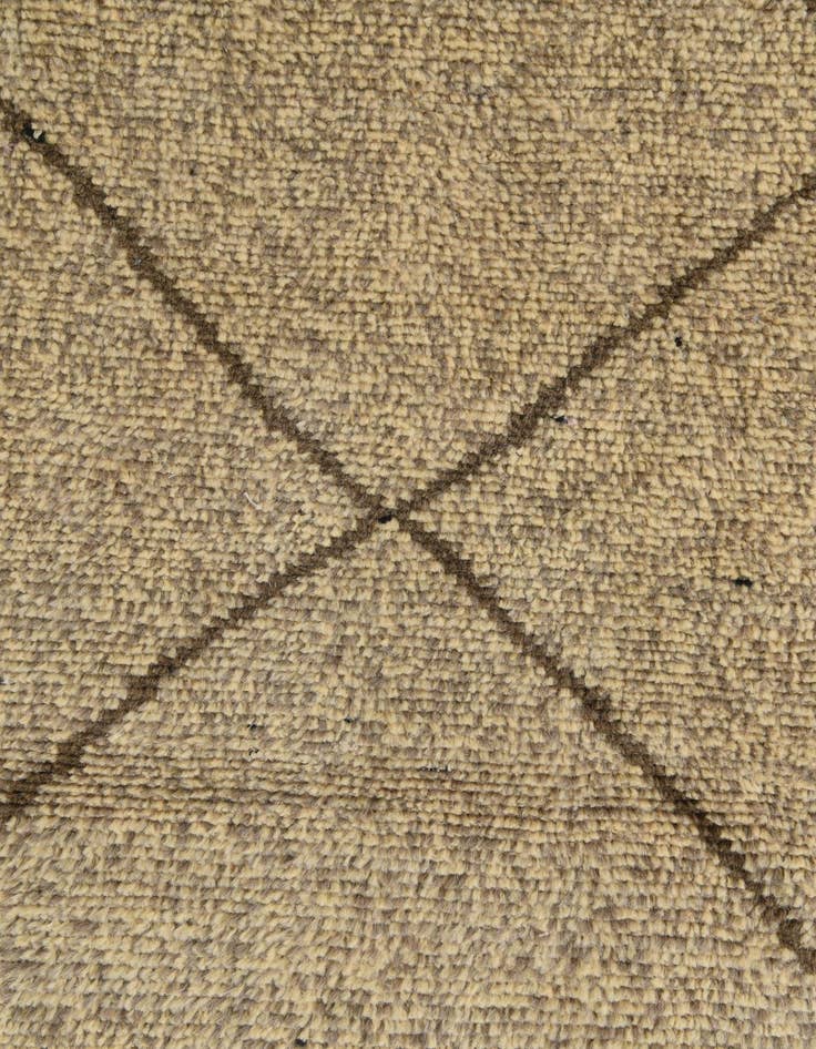 Detail image of  6' x 8' 10  Hand Knotted Moroccan Wool Rug