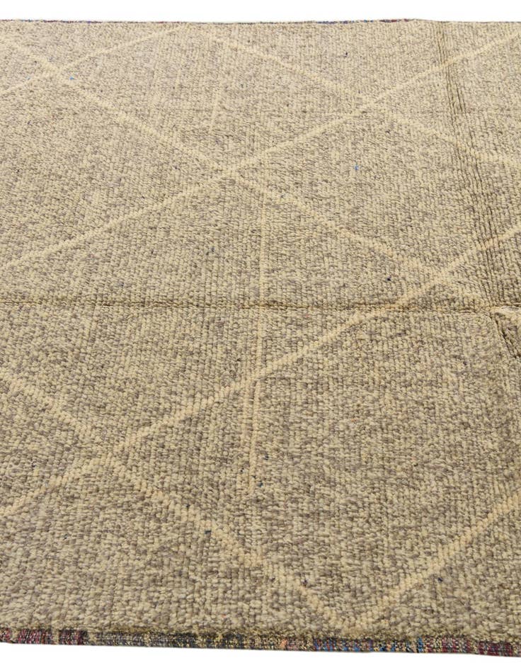 Detail image of  5' 9 x 9' 4  Hand Knotted Moroccan Wool Rug