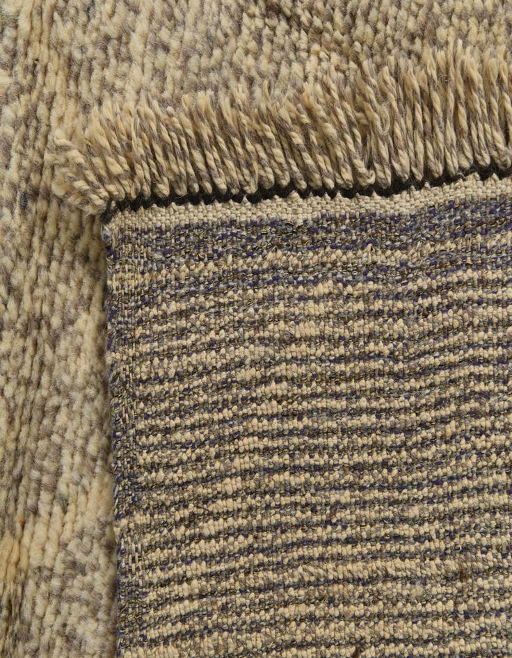 Detail image of  5' 9 x 9' 4  Hand Knotted Moroccan Wool Rug