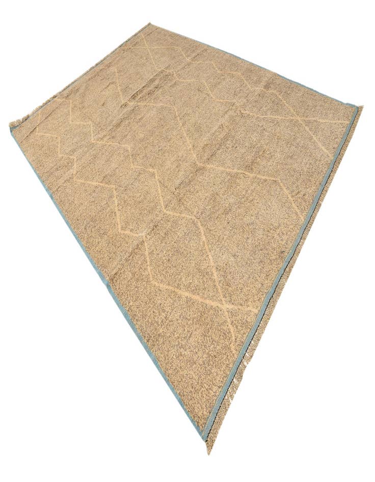 Detail image of  9' 2 x 12' 6  Hand Knotted Moroccan Wool Rug