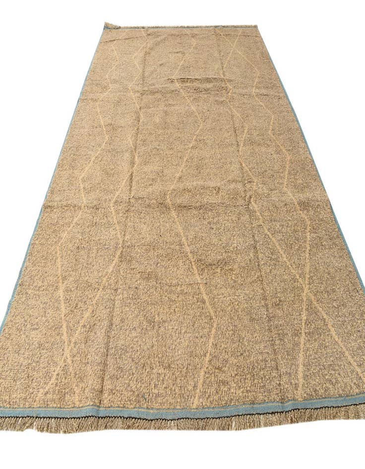 Detail image of  9' 2 x 12' 6  Hand Knotted Moroccan Wool Rug