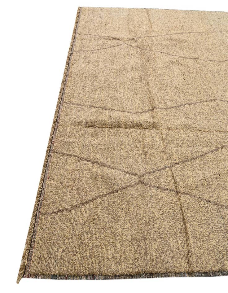 Detail image of  9' x 12' 7  Hand Knotted Moroccan Wool Rug