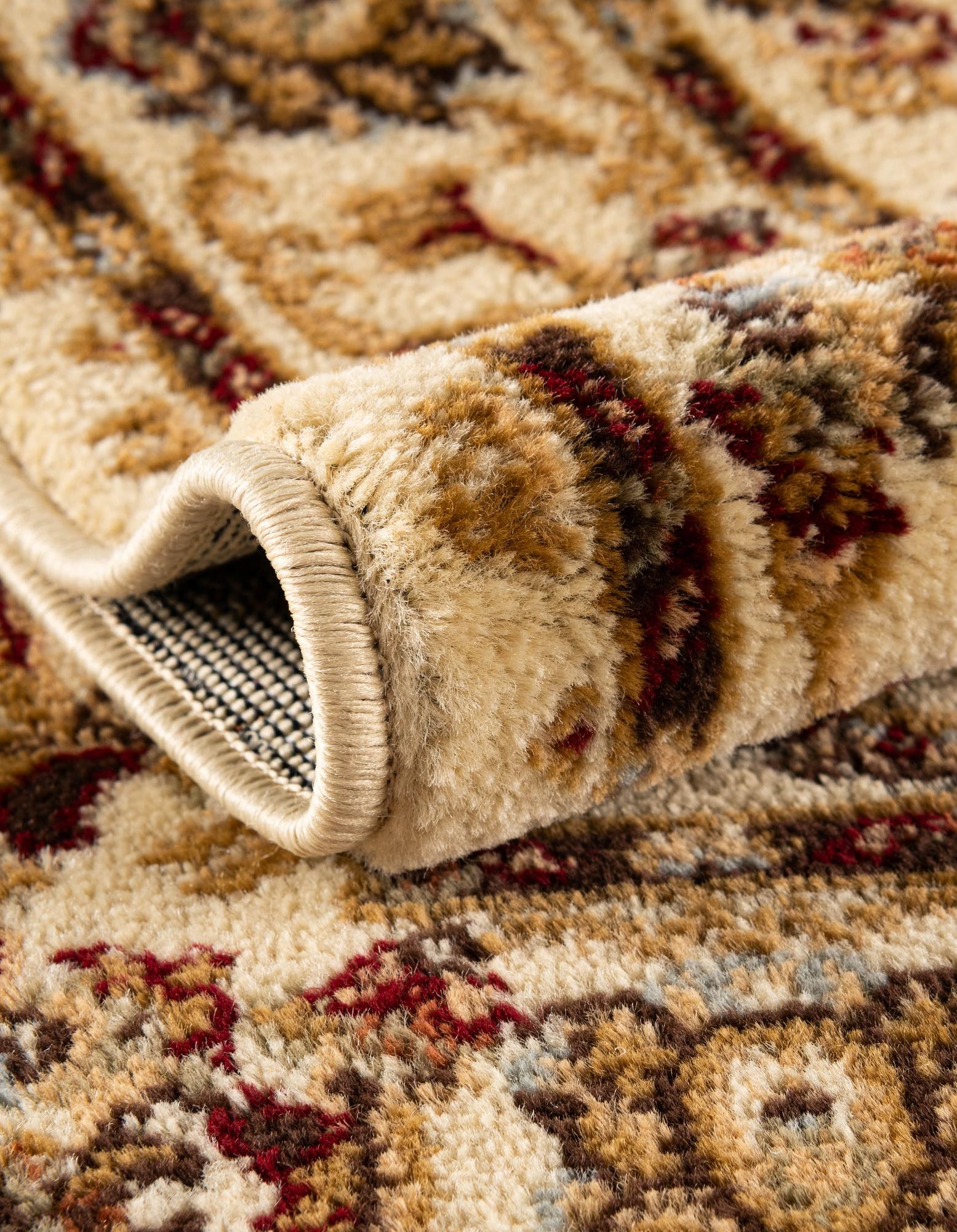 Cream 5' 3 x 5' 3 Aditi Octagon Rug | Rugs.com