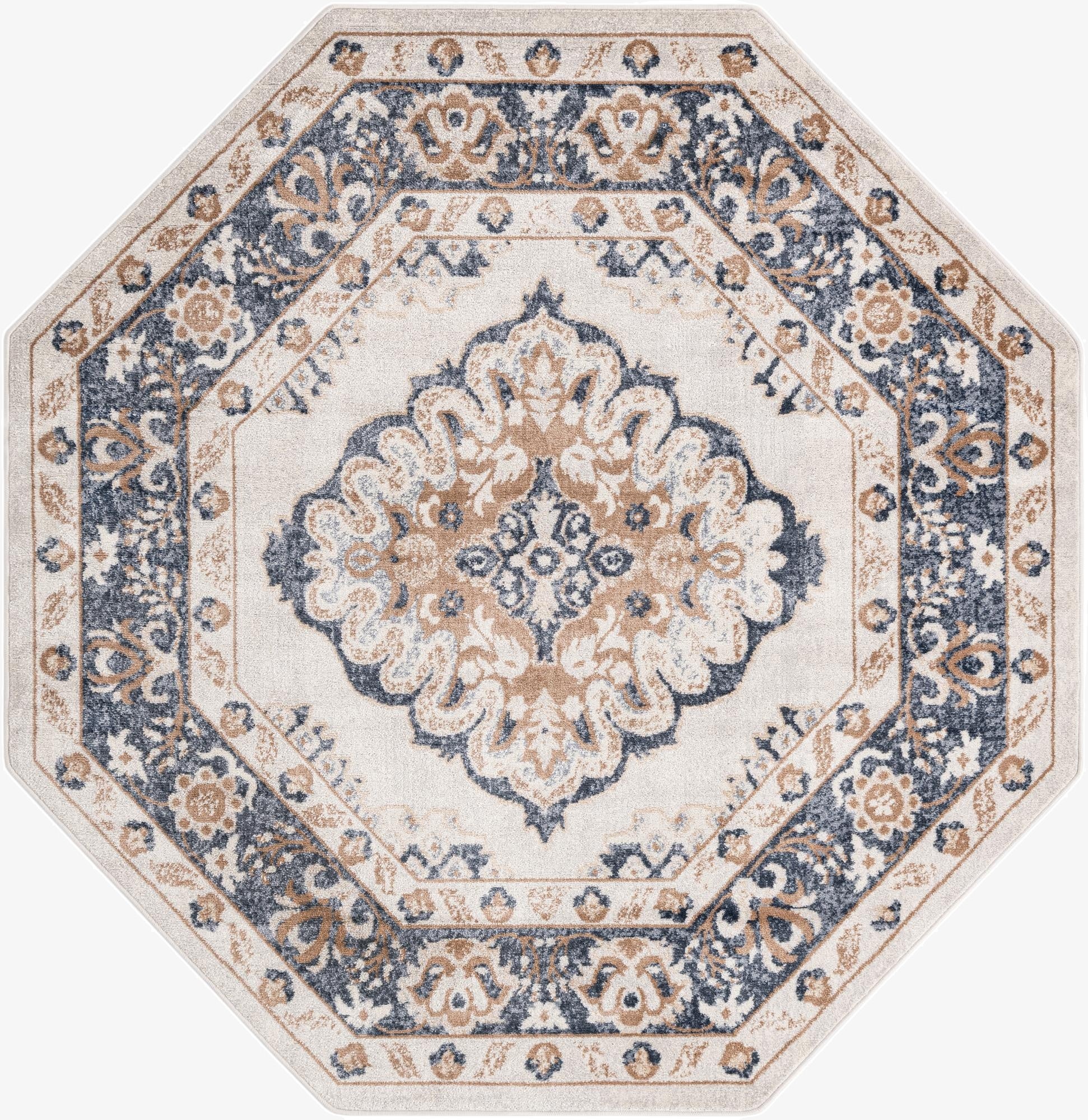  7' x 7' Oxford Octagon Rug