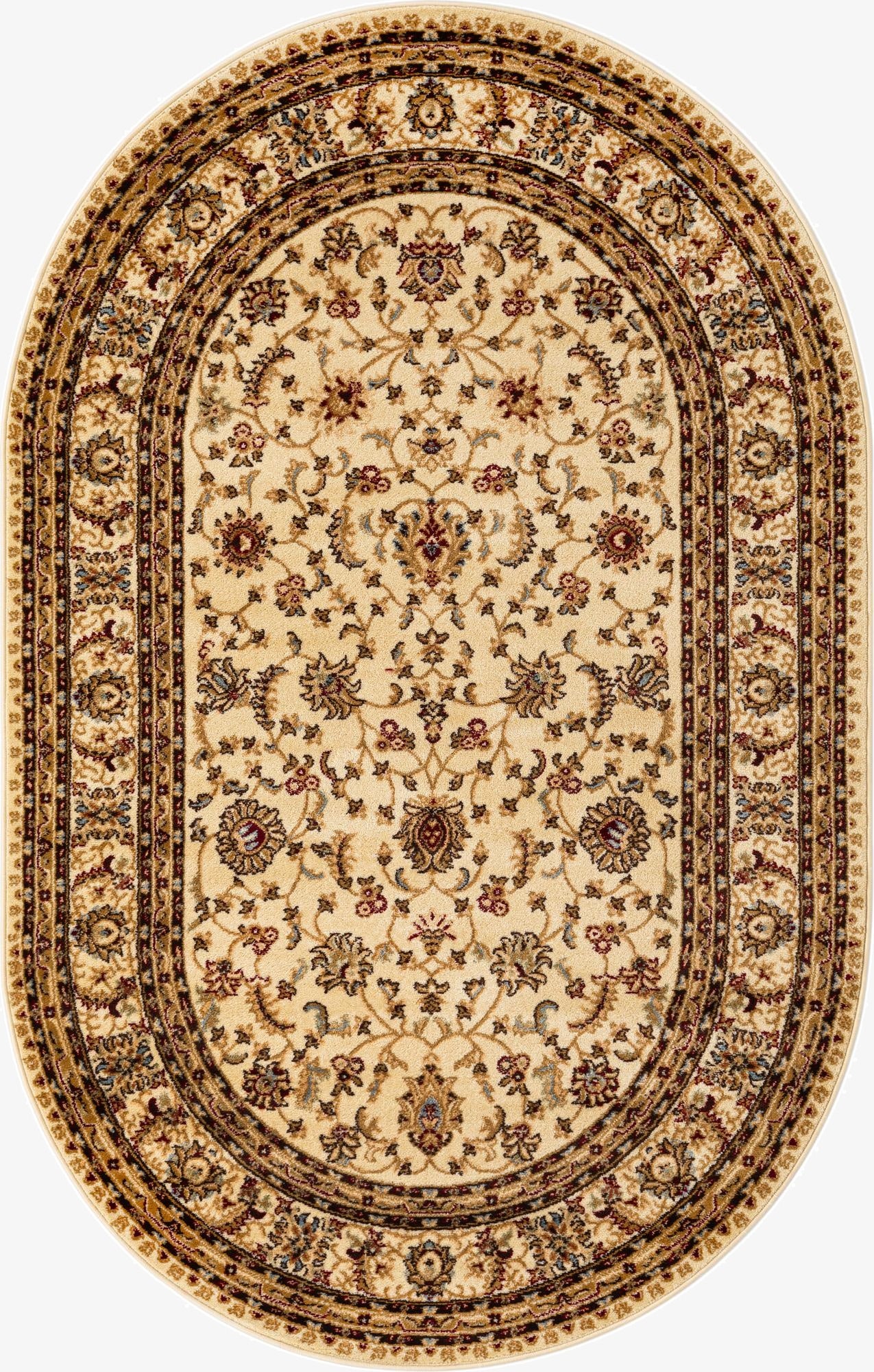  5' 3 x 8' Aditi Oval Rug