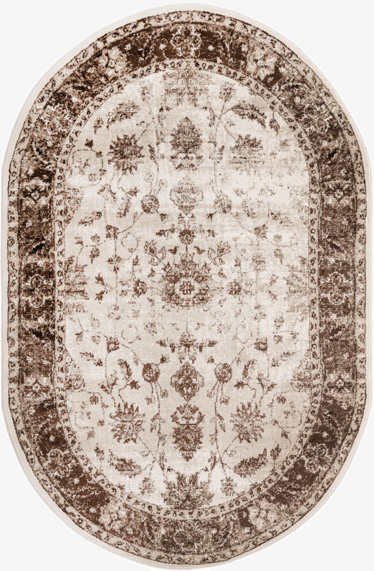 5' 3 x 8' Nepal Oval Rug