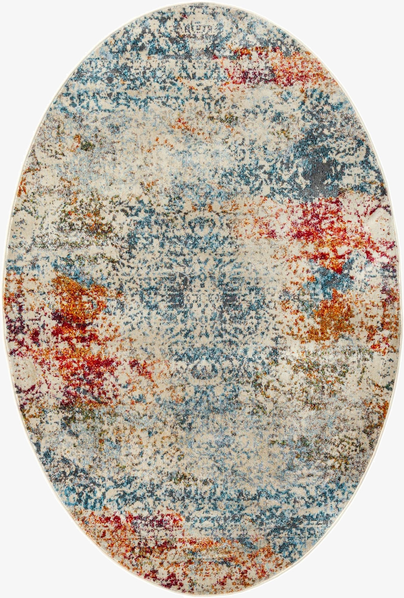  4' 3 x 6' Santiago Oval Rug