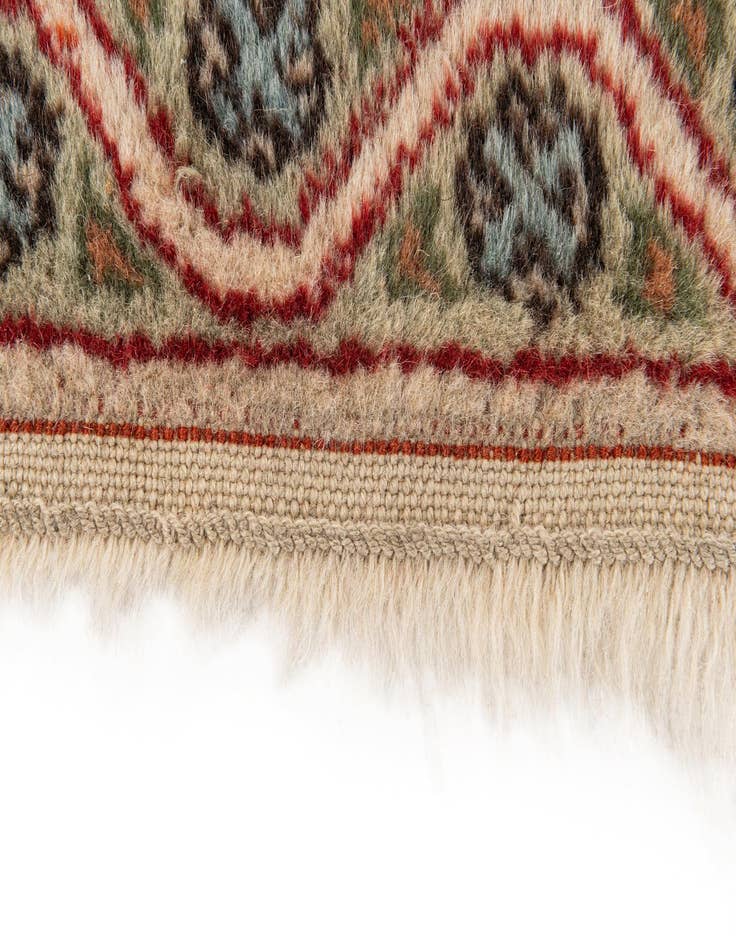 Detail image of  4' 4 x 6' 8  Hand Knotted Anatolian Oriental Wool Rug
