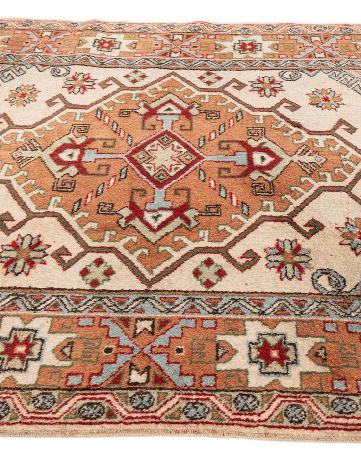 Detail image of  4' 4 x 6' 8  Hand Knotted Anatolian Oriental Wool Rug