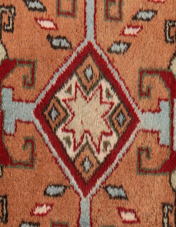 Detail image of  4' 4 x 6' 8  Hand Knotted Anatolian Oriental Wool Rug