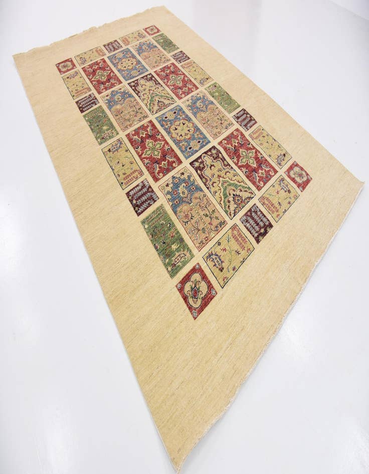 Detail image of  6' 9 x 9' 9  Hand Knotted Ariana Ziegler Oriental Rug