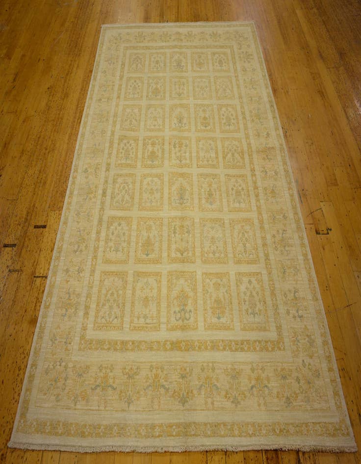 Detail image of  5' 7 x 8' 3  Hand Knotted Ariana Ziegler Oriental Rug