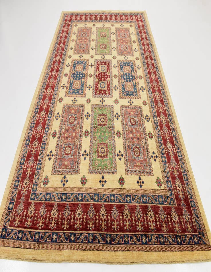 Detail image of  6' 7 x 10'  Hand Knotted Ariana Ziegler Rug