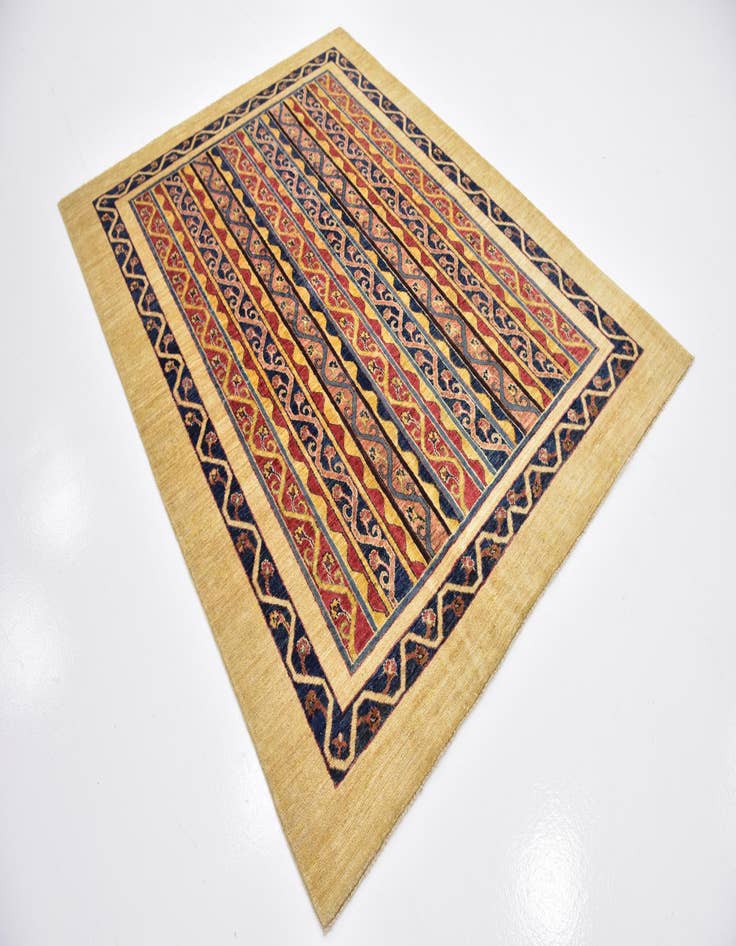 Detail image of  6' x 7' 10  Hand Knotted Ariana Ziegler Rug