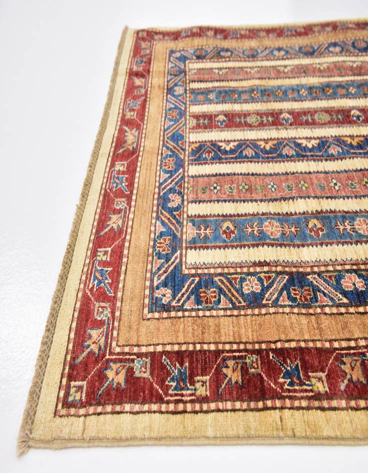 Detail image of  4' 2 x 6' 2  Hand Knotted Ariana Ziegler Rug