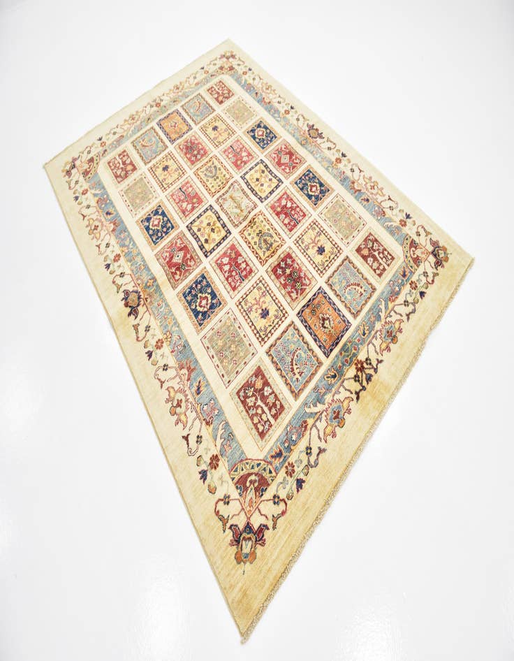 Detail image of  5' 7 x 7' 8  Hand Knotted Ariana Ziegler Rug