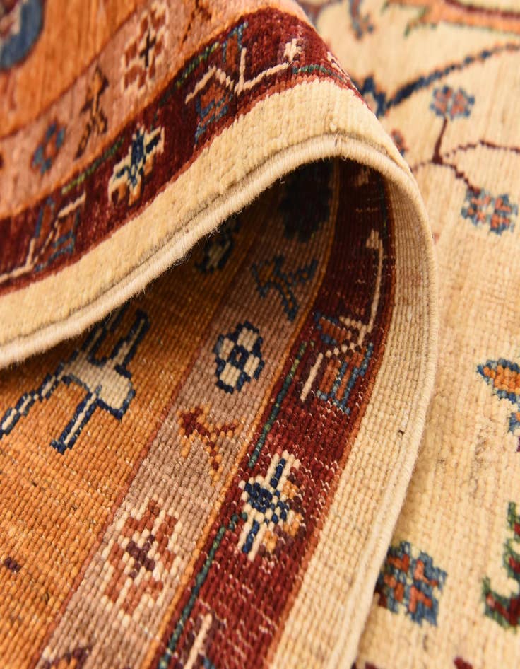 Detail image of  6' 9 x 9' 9  Hand Knotted Ariana Ziegler Rug