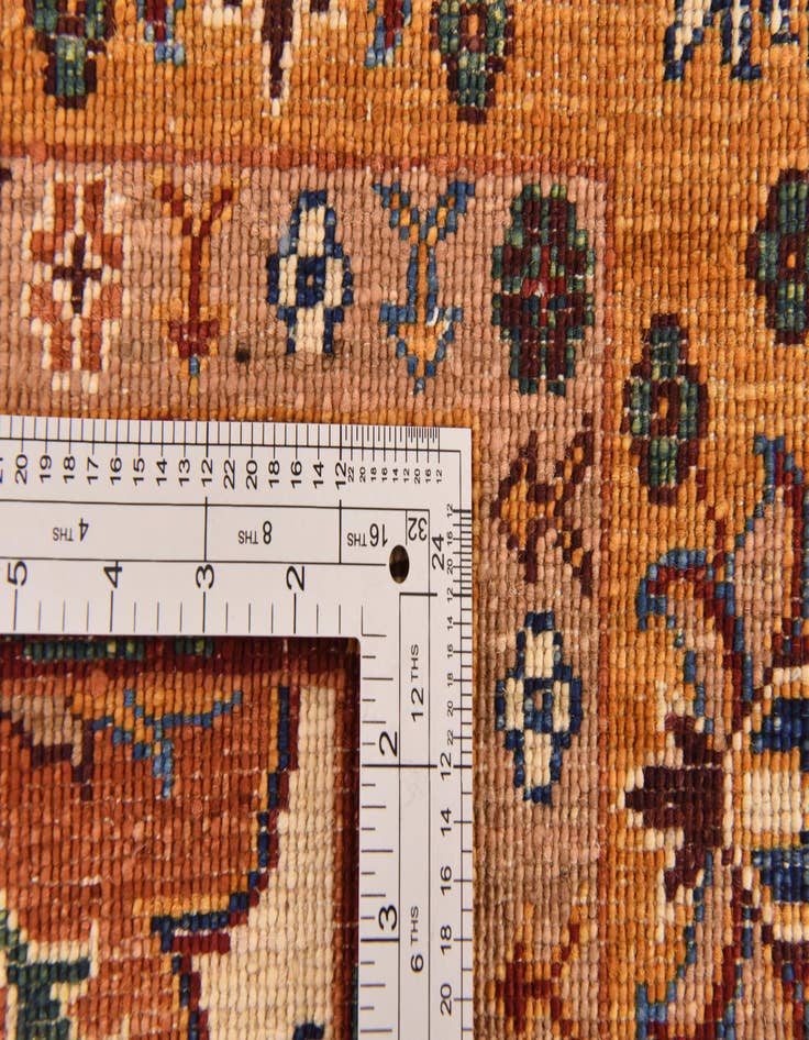 Detail image of  6' 9 x 9' 9  Hand Knotted Ariana Ziegler Rug