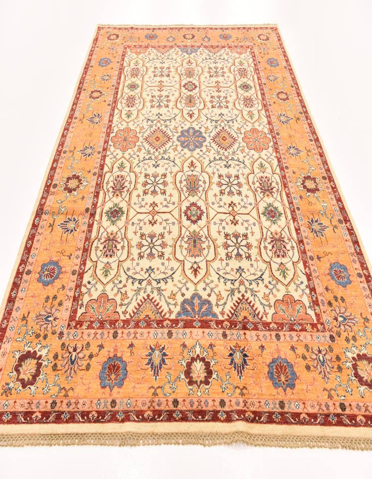 Detail image of  6' 9 x 9' 9  Hand Knotted Ariana Ziegler Rug