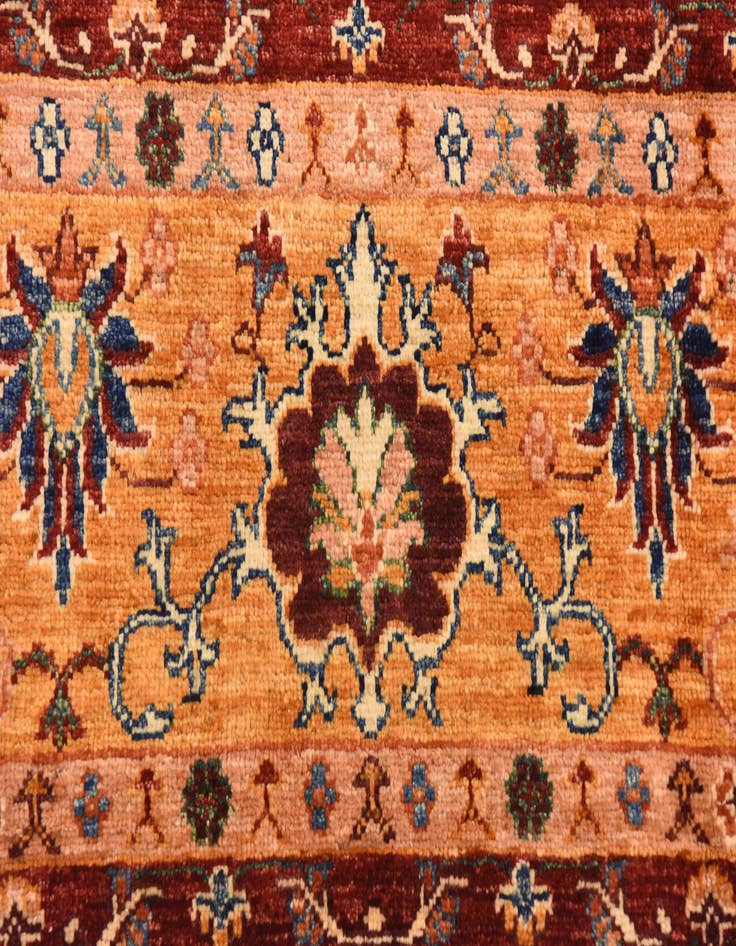 Detail image of  6' 9 x 9' 9  Hand Knotted Ariana Ziegler Rug