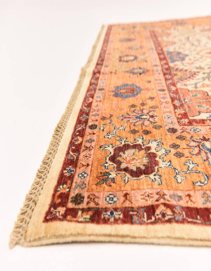 Detail image of  6' 9 x 9' 9  Hand Knotted Ariana Ziegler Rug