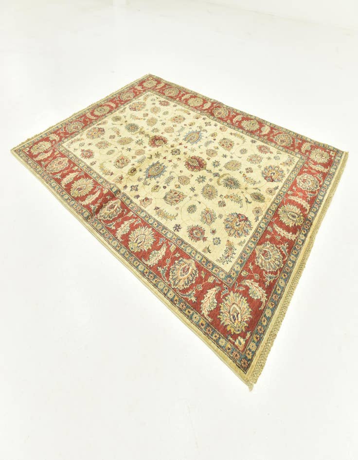 Detail image of  5' 8 x 7' 8  Hand Knotted Ariana Ziegler Rug