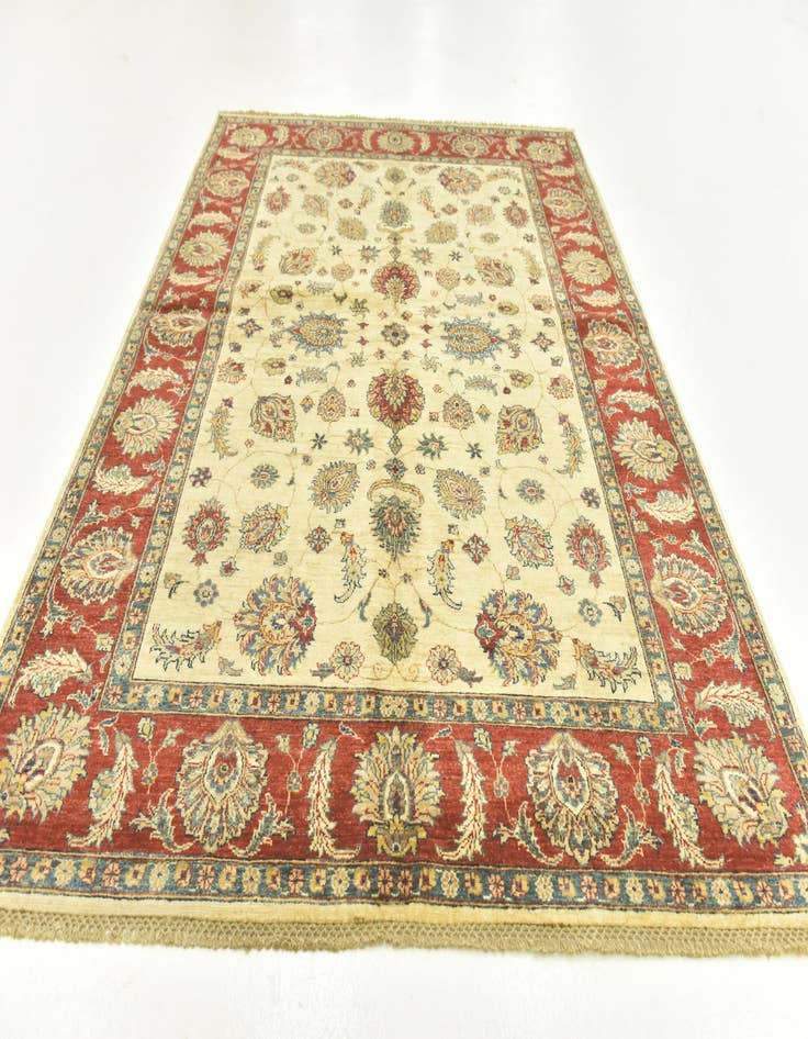 Detail image of  5' 8 x 7' 8  Hand Knotted Ariana Ziegler Rug