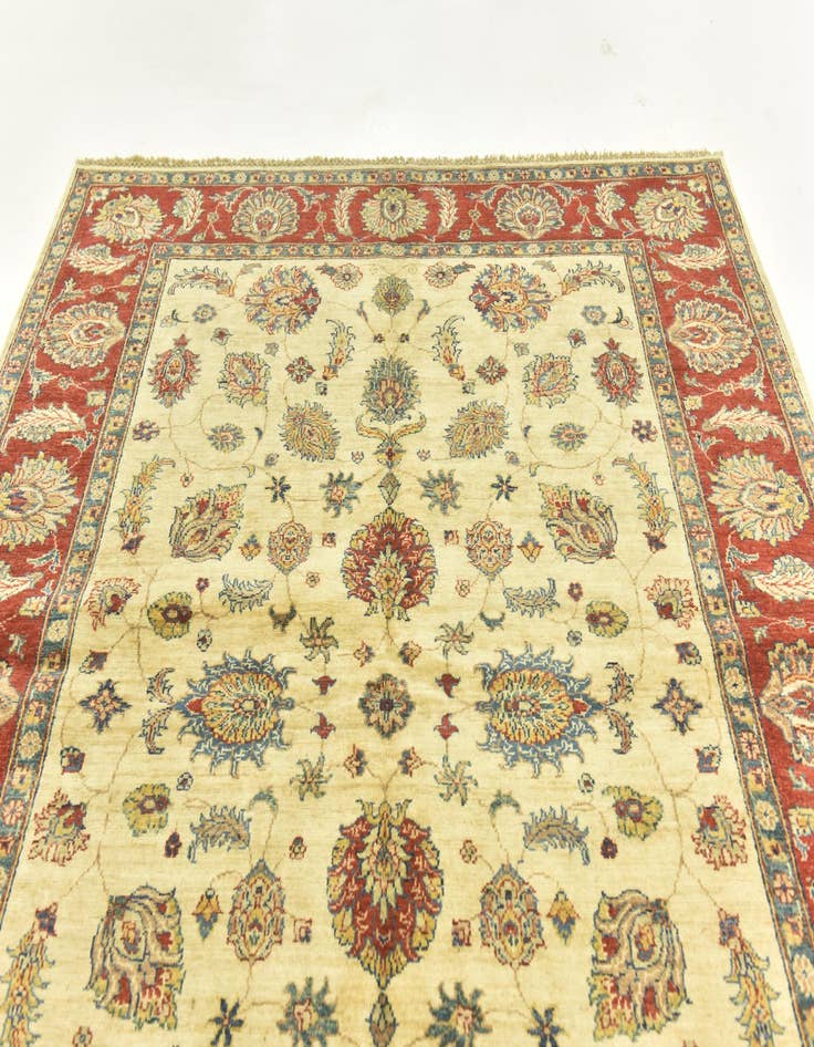 Detail image of  5' 8 x 7' 8  Hand Knotted Ariana Ziegler Rug