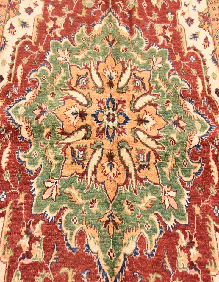 Detail image of  5' 7 x 8' 1  Hand Knotted Ariana Ziegler Oriental Rug