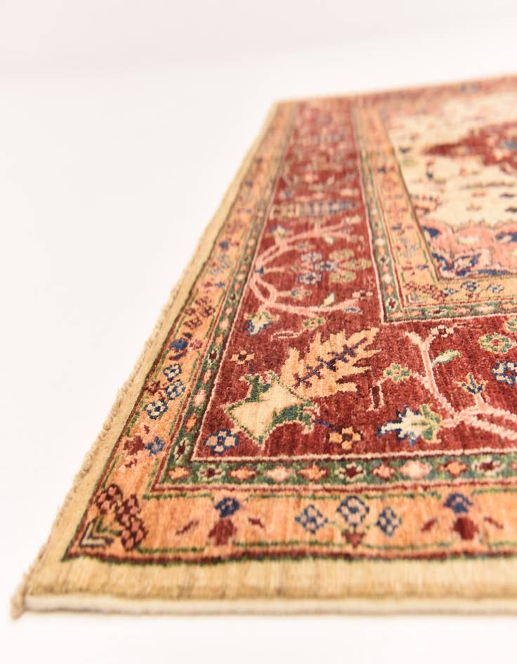 Detail image of  5' 7 x 8' 1  Hand Knotted Ariana Ziegler Oriental Rug