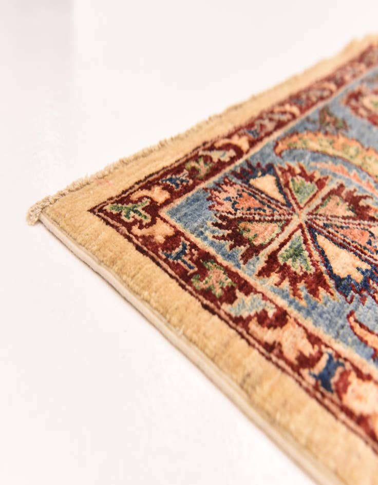 Detail image of  5' 7 x 8'  Hand Knotted Ariana Ziegler Rug