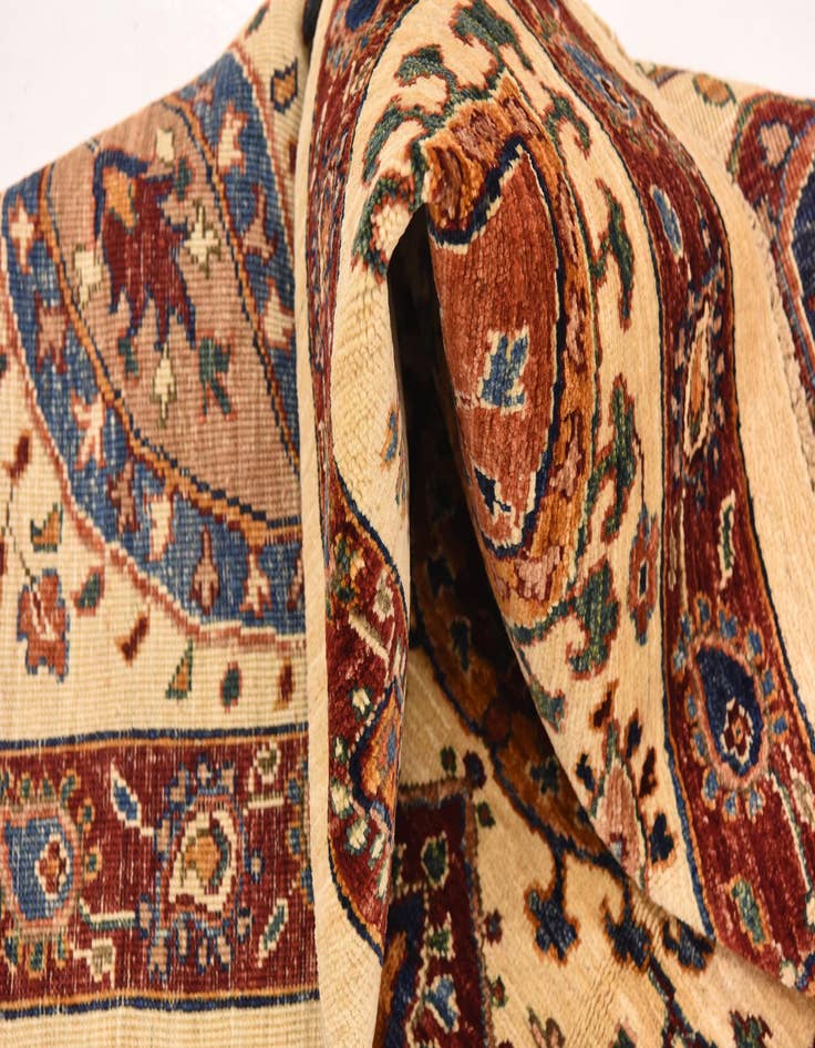 Detail image of  5' 1 x 6' 5  Hand Knotted Ariana Ziegler Rug