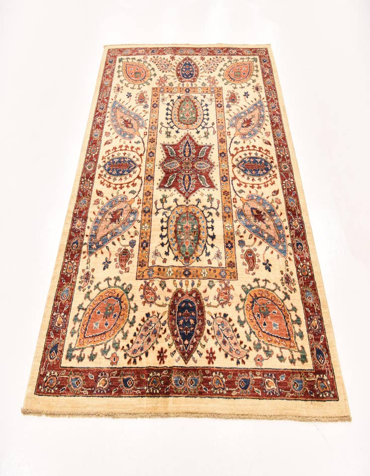 Detail image of  5' 1 x 6' 5  Hand Knotted Ariana Ziegler Rug