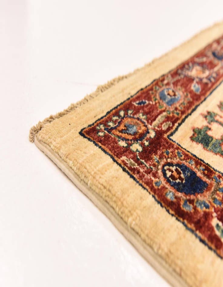 Detail image of  5' 1 x 6' 5  Hand Knotted Ariana Ziegler Rug