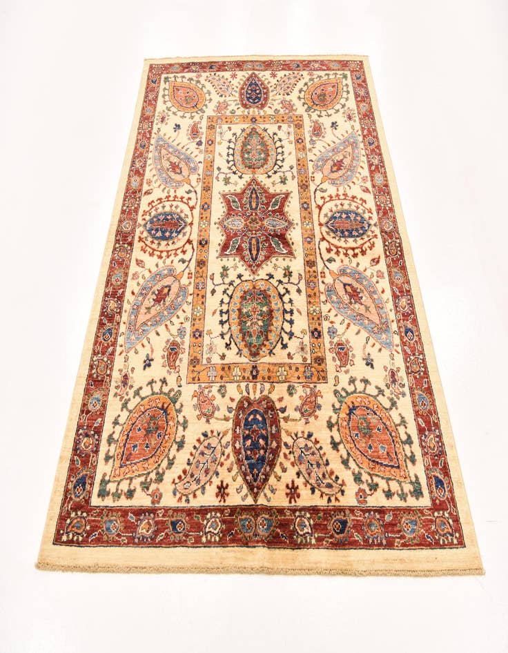 Detail image of  4' 11 x 6' 5  Hand Knotted Ariana Ziegler Rug