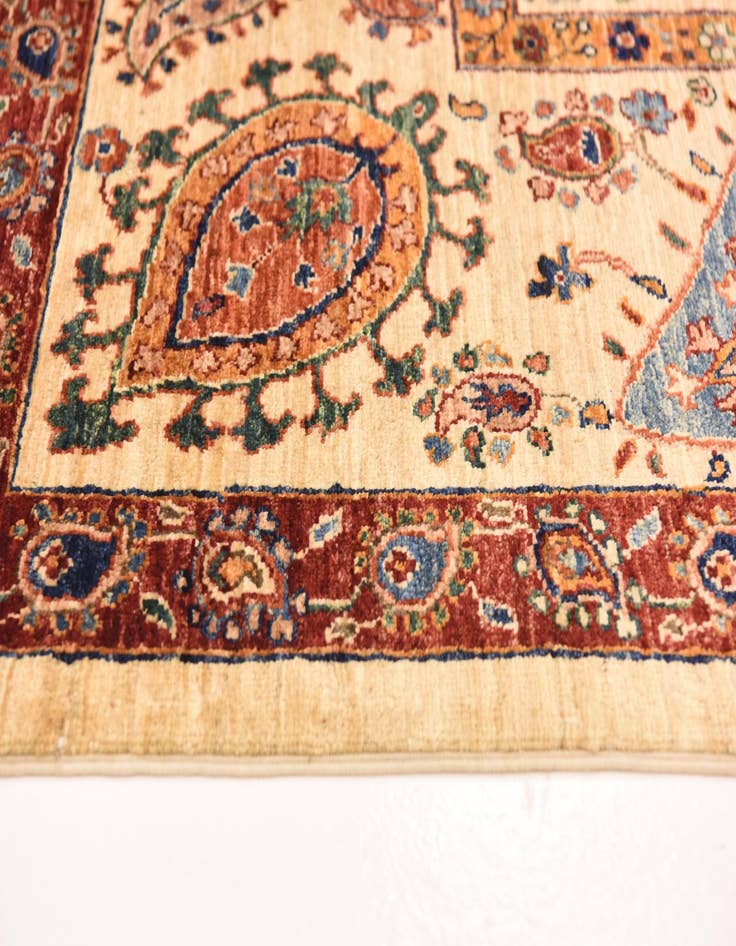 Detail image of  4' 11 x 6' 5  Hand Knotted Ariana Ziegler Rug